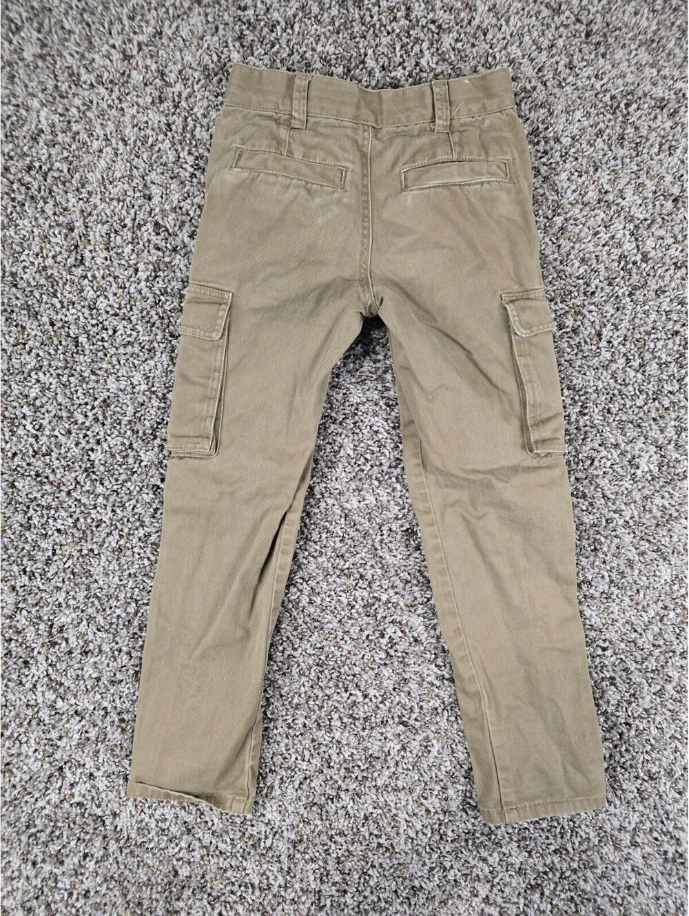 Joules Clothing Boys Sz 5 Classic Straight Leg Cargo Khaki Pants Beige Tan